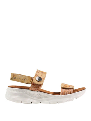 PRIMA CLASSE Sandalo Alviero Martini Wedge - Naturale