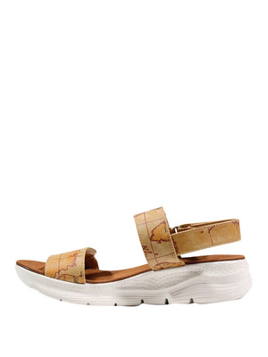 PRIMA CLASSE Sandalo Alviero Martini Wedge - Naturale