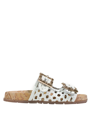 PRIMA CLASSE Sandali Alviero Martini Slipper H30 - Bianco
