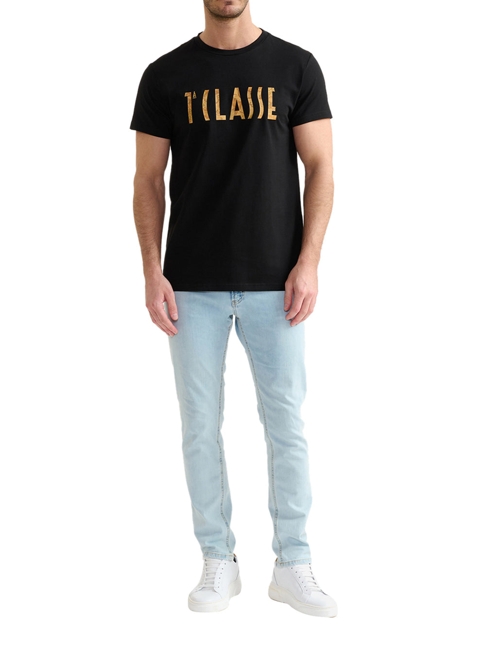 PRIMA CLASSE T-Shirt Alviero Martini Con Logo Geo Classic - Nero