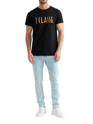 PRIMA CLASSE T-Shirt Alviero Martini Con Logo Geo Classic - Nero