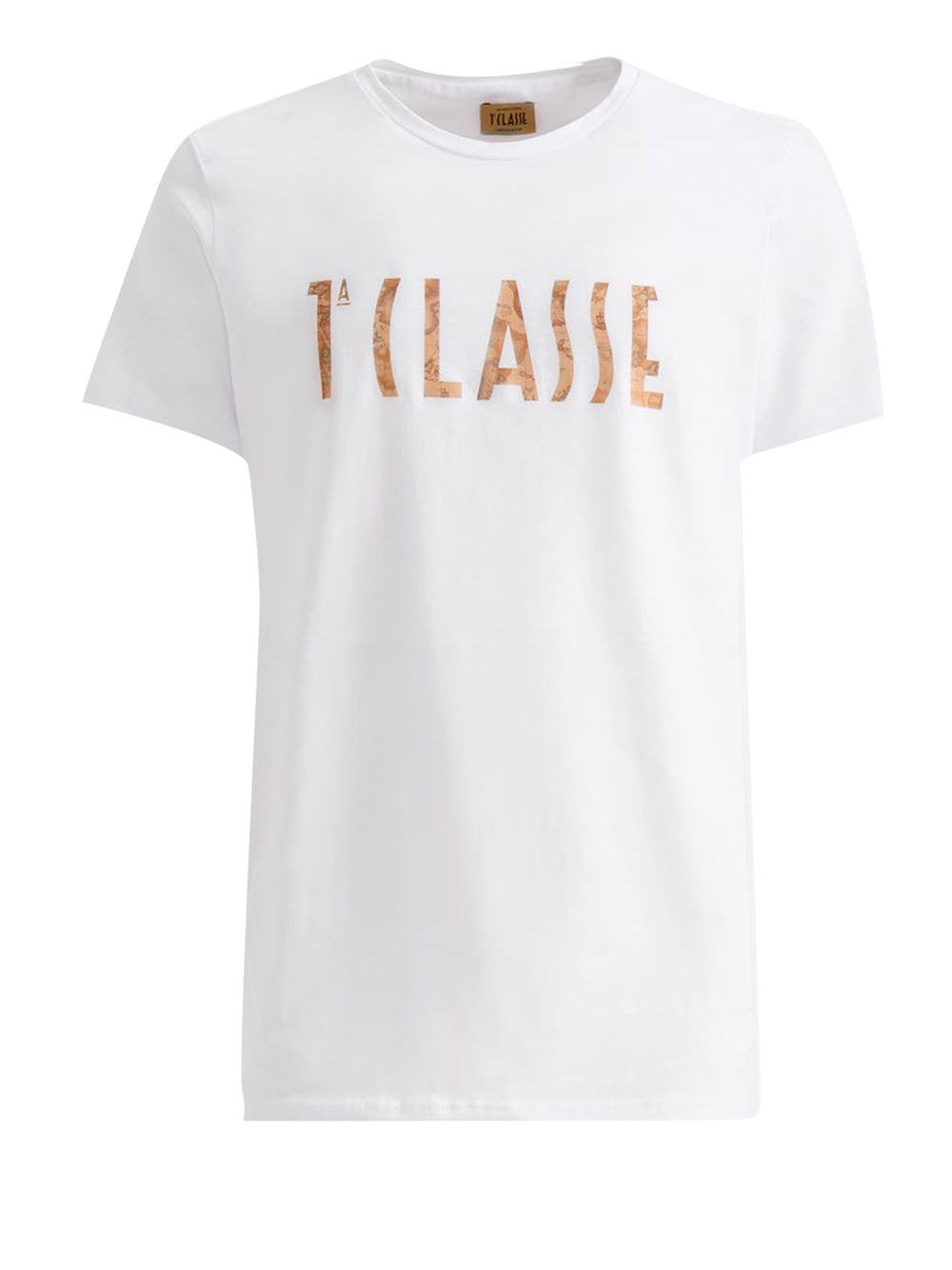 PRIMA CLASSE T-Shirt Alviero Martini Con Logo Geo Classic - Bianco
