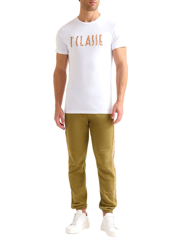 PRIMA CLASSE T-Shirt Alviero Martini Con Logo Geo Classic - Bianco