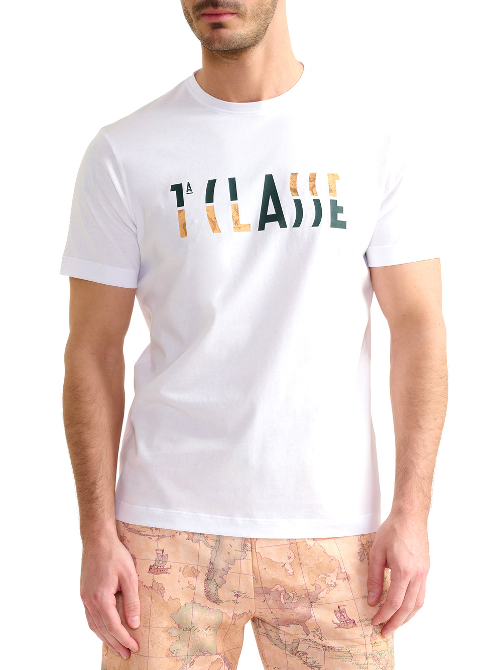 PRIMA CLASSE T-Shirt Alviero Martini Con Logo - Bianco