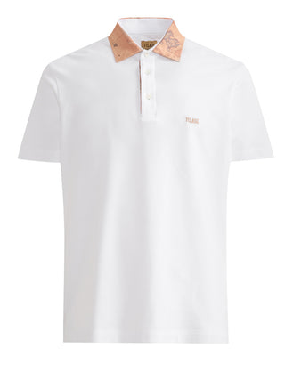 PRIMA CLASSE Polo Alviero Martini Geo Classic In Jersey - Bianco