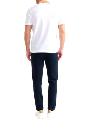 PRIMA CLASSE Polo Alviero Martini Geo Classic In Jersey - Bianco