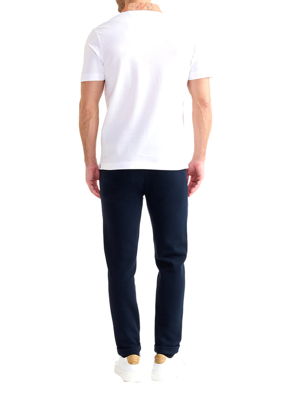 PRIMA CLASSE Polo Alviero Martini Geo Classic In Jersey - Bianco