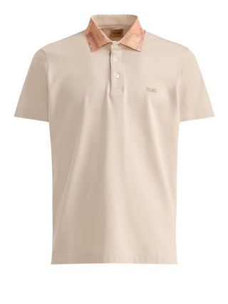 PRIMA CLASSE Polo Alviero Martini Geo Classic In Jersey - Sabbia