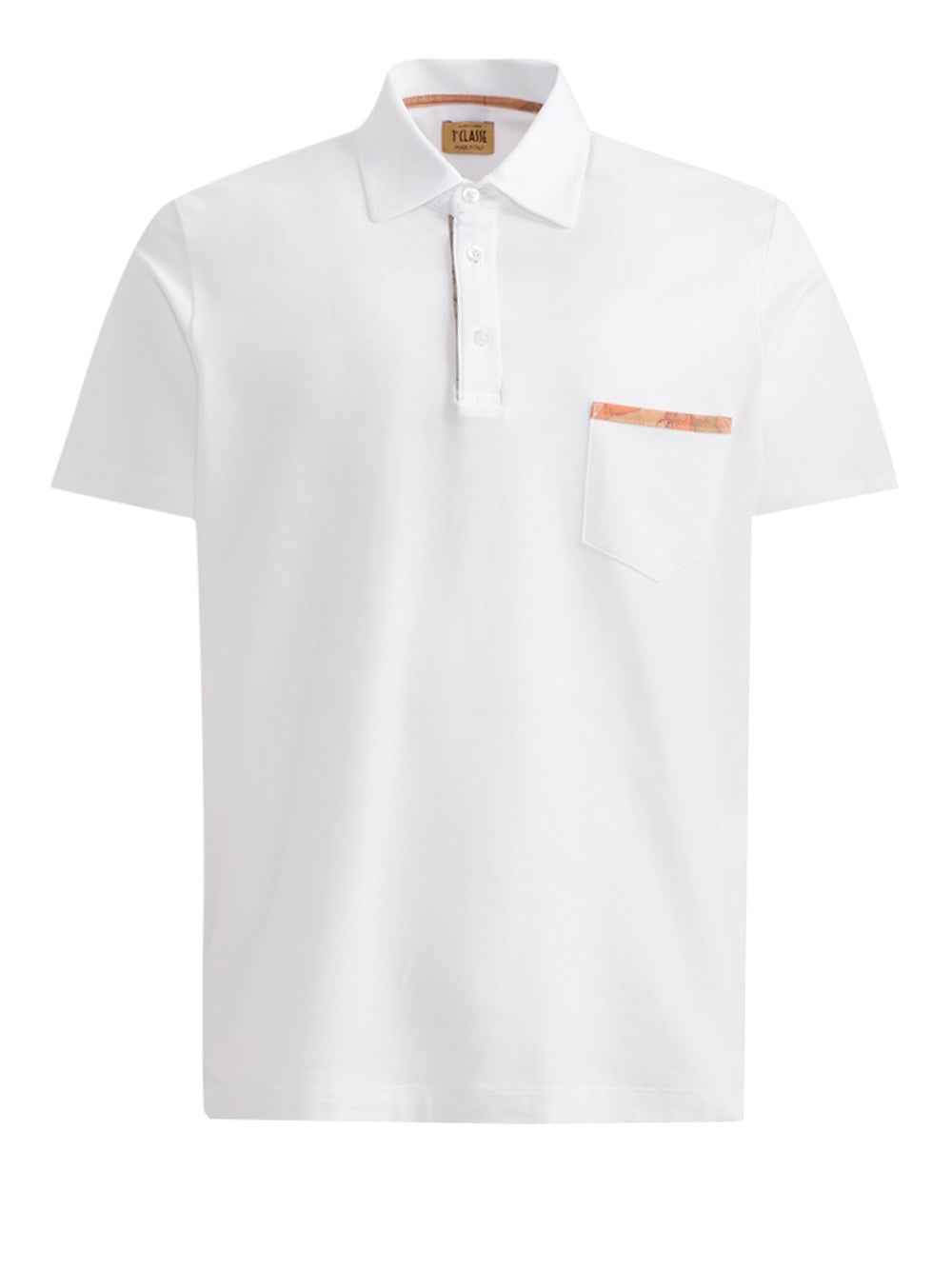 PRIMA CLASSE Prima Classe Polo In Jersey Di Cotone Piquet Con Taschino Bianco