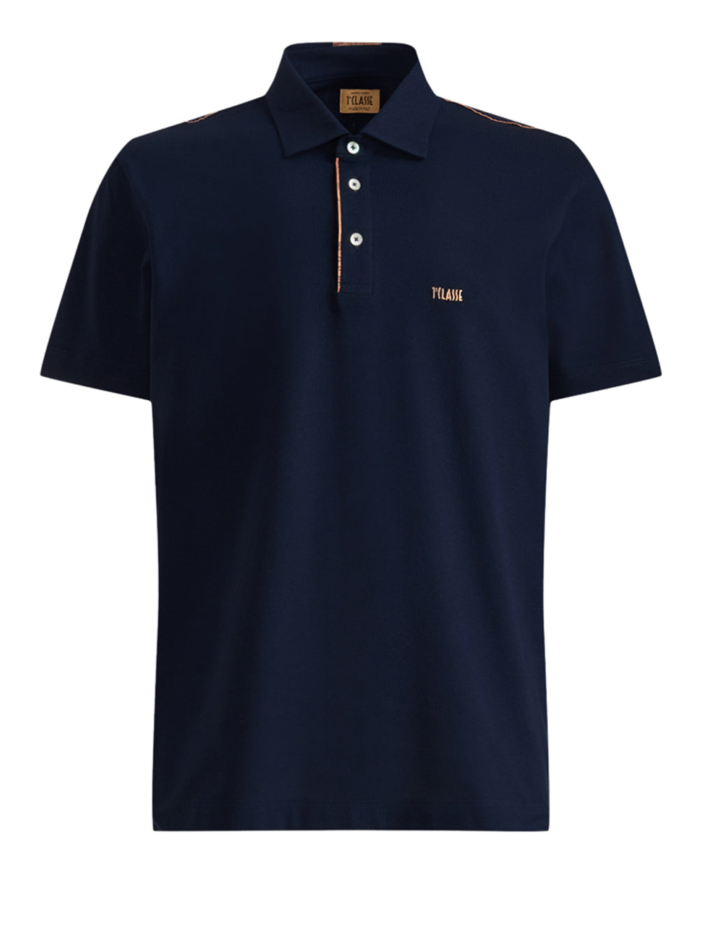 PRIMA CLASSE Polo Prima Classe Dettaglio Geo Classic Navy