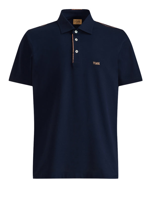PRIMA CLASSE Polo Prima Classe Dettaglio Geo Classic Navy