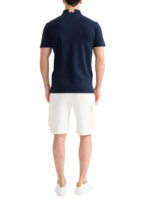 PRIMA CLASSE Polo Prima Classe Dettaglio Geo Classic Navy