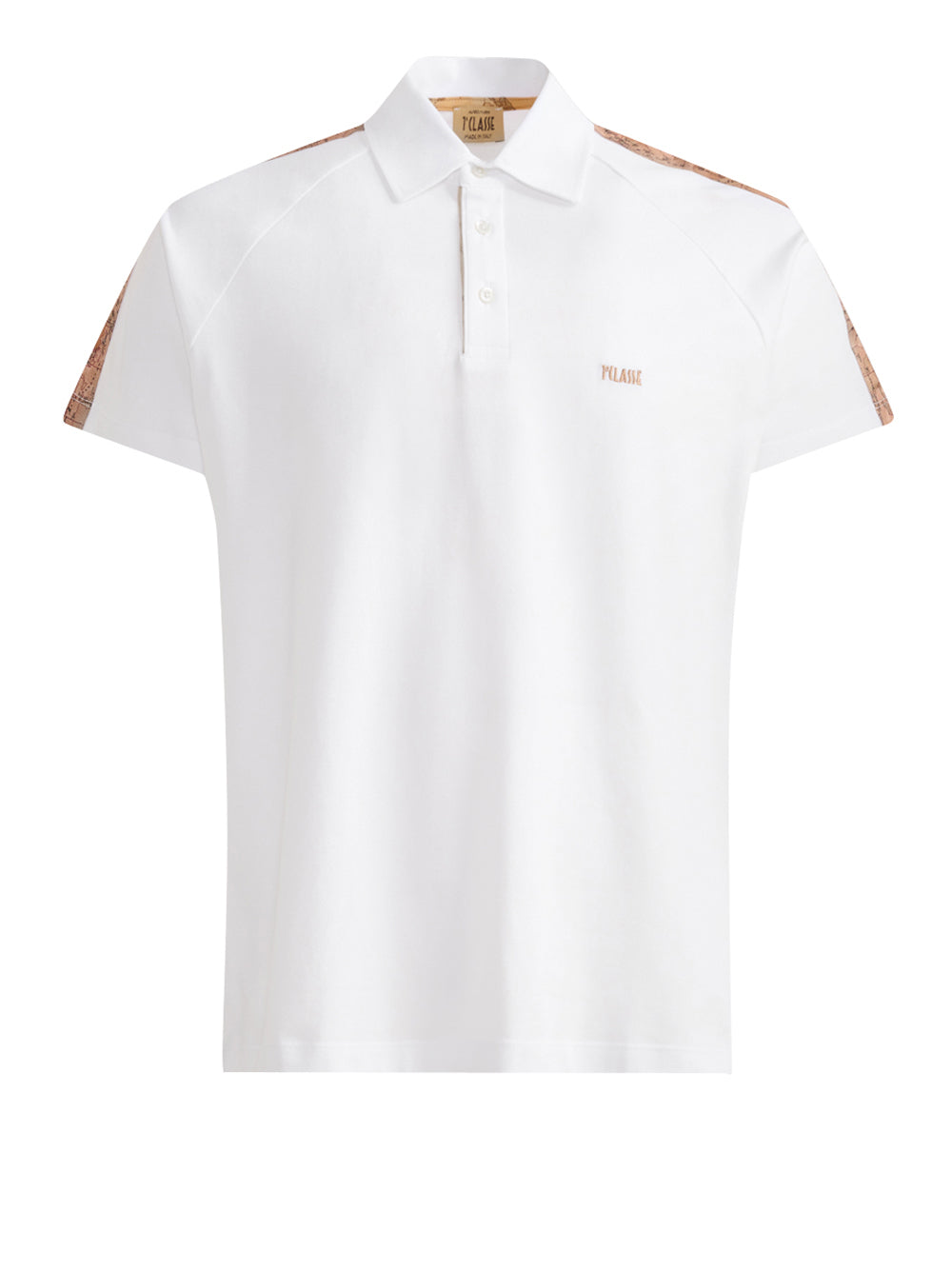 PRIMA CLASSE Polo Prima Classe Dettaglio Geo Classic Bianco