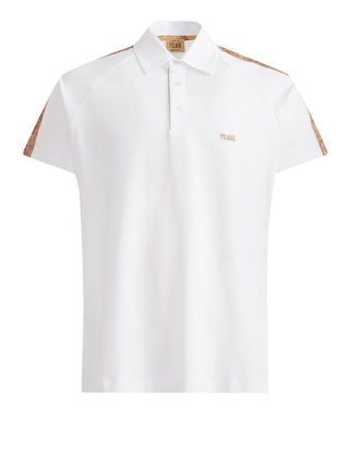 PRIMA CLASSE Polo Prima Classe Dettaglio Geo Classic Bianco