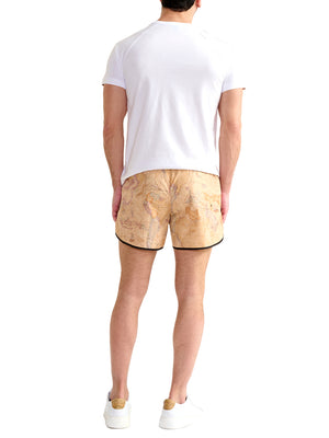 PRIMA CLASSE BEACH Boxer Alviero Martini Corto Geo Classic - Beige