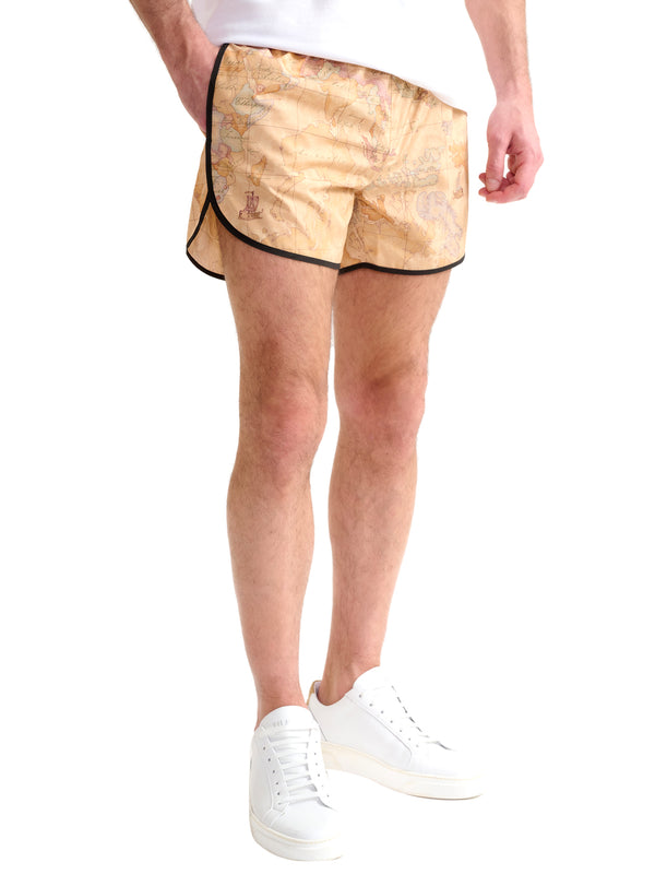 PRIMA CLASSE BEACH Boxer Alviero Martini Corto Geo Classic - Beige