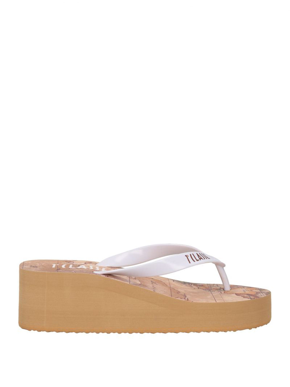 PRIMA CLASSE BEACH Infradito Zeppa Alviero Martini Bianco