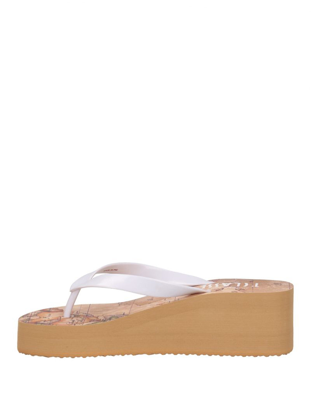 PRIMA CLASSE BEACH Infradito Zeppa Alviero Martini Bianco