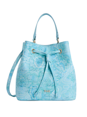 PRIMA CLASSE FLASH Borsa Secchiello Prima Classe Pacific Geo - Acquamarina