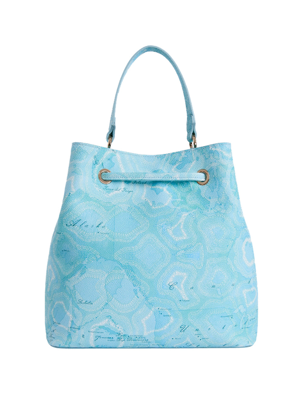 PRIMA CLASSE FLASH Borsa Secchiello Prima Classe Pacific Geo - Acquamarina