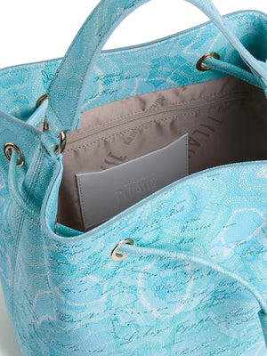 PRIMA CLASSE FLASH Borsa Secchiello Prima Classe Pacific Geo - Acquamarina