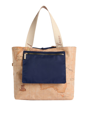 PRIMA CLASSE FLASH Shopper Prima Classe Dual Bag Borsa Reversibile - Blu