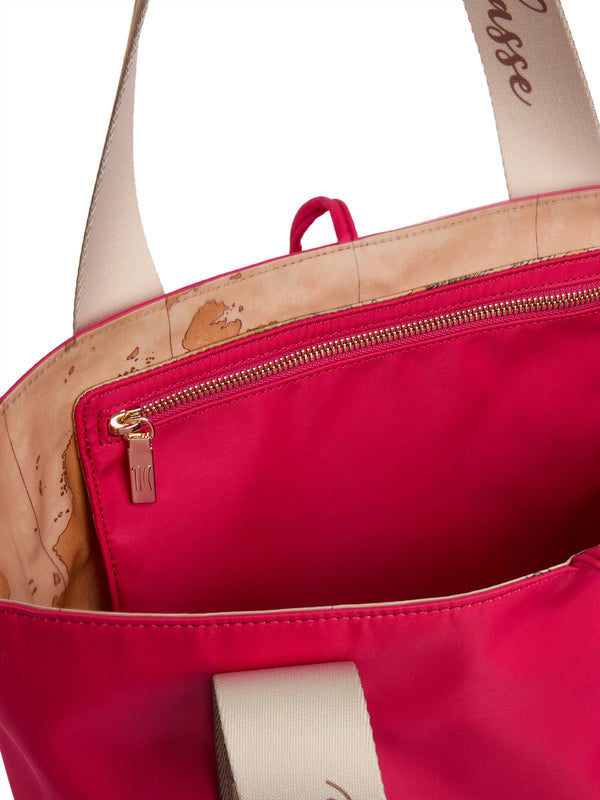 PRIMA CLASSE FLASH Shopper Prima Classe Dual Bag Borsa Reversibile - Fuxia
