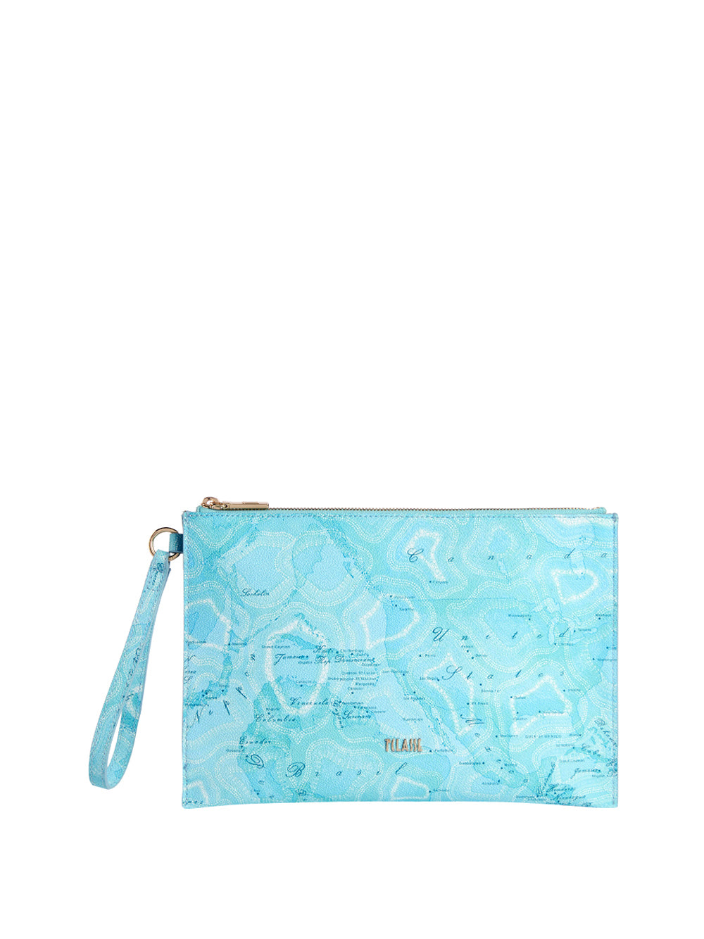 PRIMA CLASSE FLASH Pochette Prima Classe Pacific Geo Clutch Acquamarina