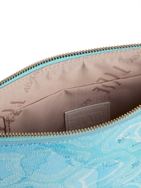 PRIMA CLASSE FLASH Pochette Prima Classe Pacific Geo Clutch Acquamarina