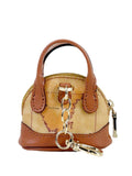 PRIMA CLASSE FLASH Portachiavi Alviero Martini Mini Borsa A Mano - Naturale