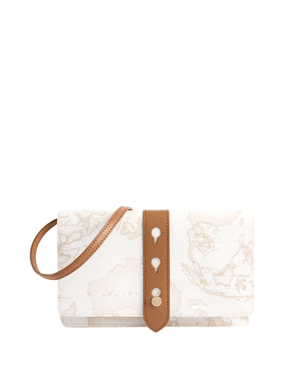 PRIMA CLASSE GEO WHITE Pochette Prima Classe Escape Geo Con patta Geo White