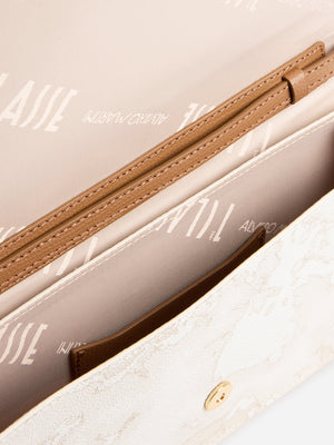 PRIMA CLASSE GEO WHITE Pochette Prima Classe Escape Geo Con patta Geo White