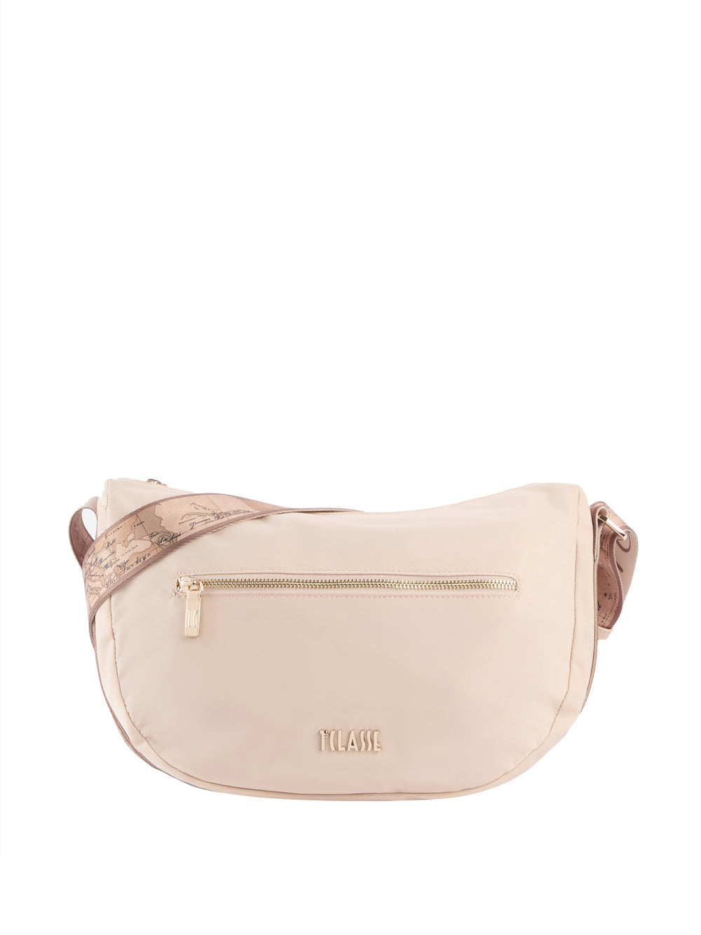 PRIMA CLASSE NYLON Tracolla Prima Classe Breeze Nylon A Mezzaluna Grande - Champagne