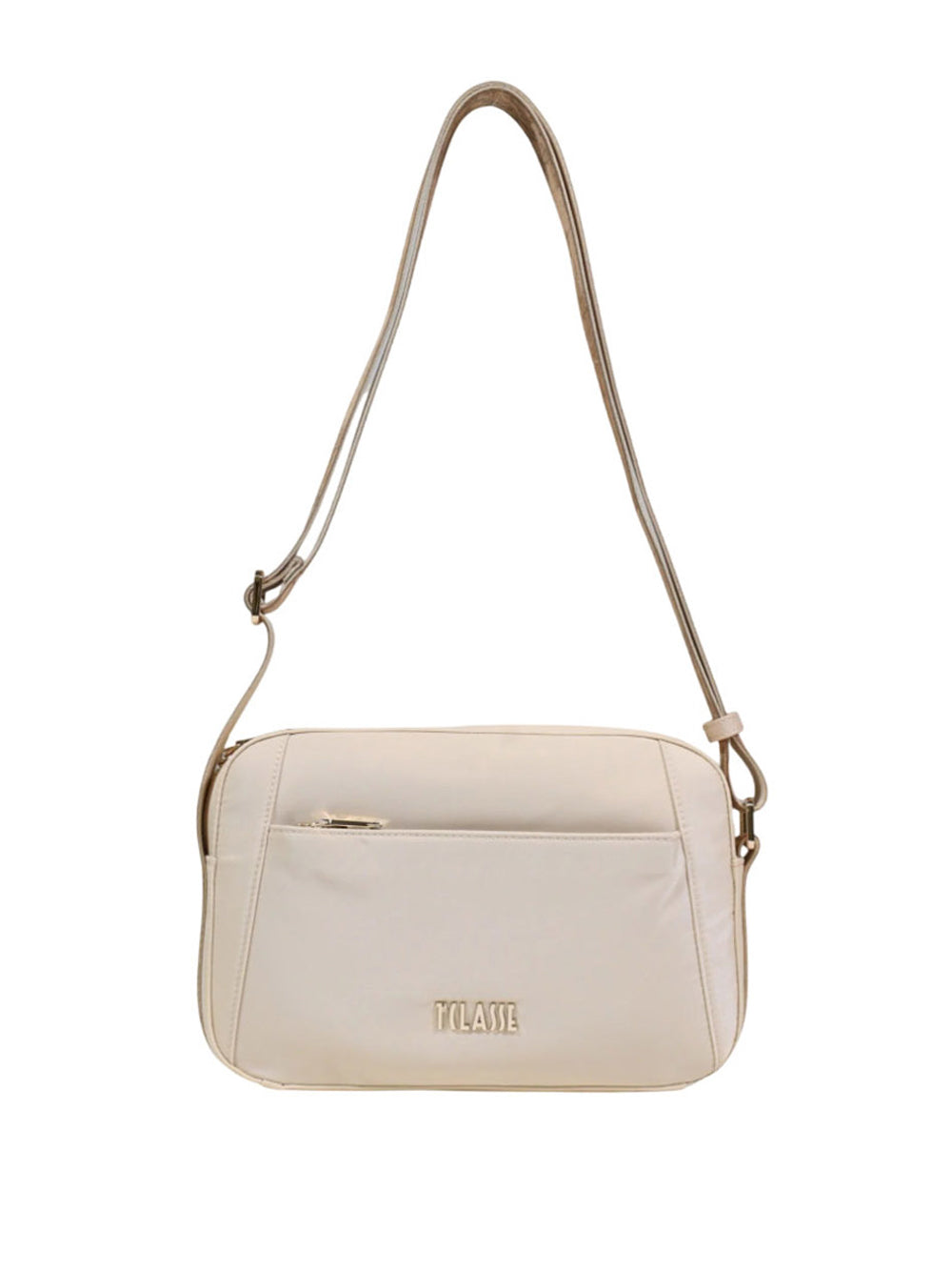 PRIMA CLASSE NYLON Borsa A Tracolla Alviero Martini Reporter - Champagne