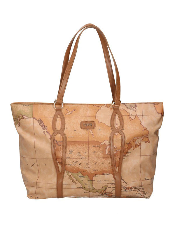 PRIMA CLASSE NYLON Borsa Shopper Prima Classe LE53 S578 Tabacco