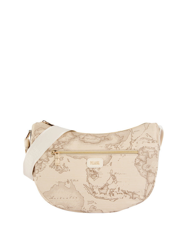 Alviero Martini Borsa A Tracolla Media Alviero Martini Soft Petals Geo Safari - Crema