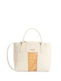 PRIMA CLASSE SAFFIANO Borsa A Mano Alviero Martini - Avorio