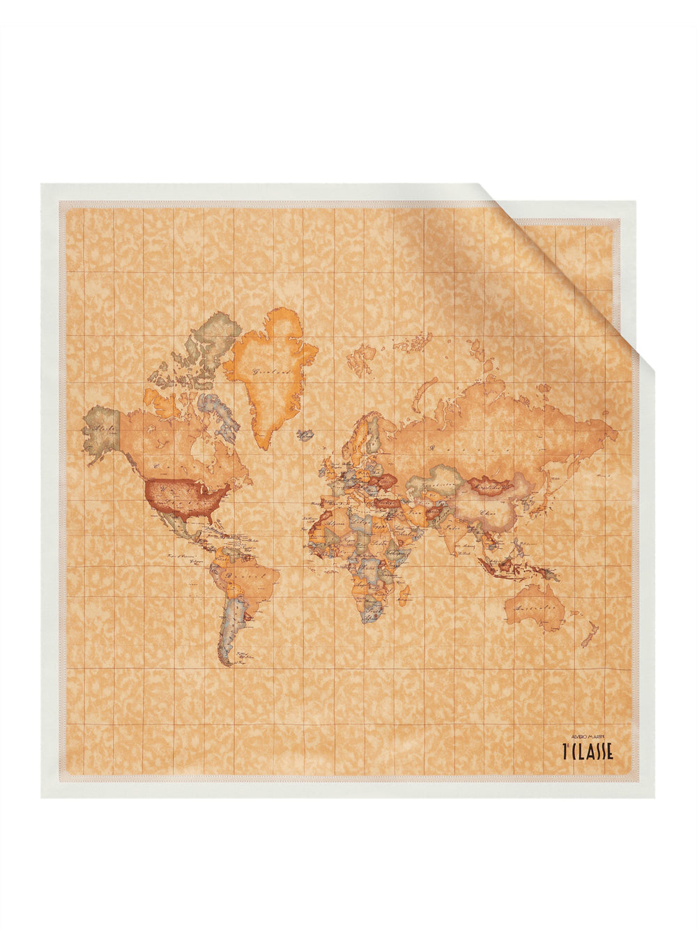 PRIMA CLASSE SETA Foulard Alviero Martini Geo Classic - Avorio/Geo Classic