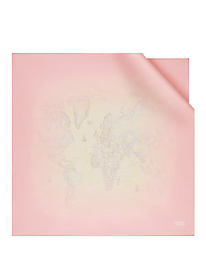 PRIMA CLASSE SETA Foulard Alviero Martini Geo Sfumato - Rosso Corallo