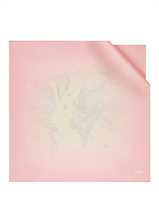 PRIMA CLASSE SETA Foulard Alviero Martini Geo Sfumato - Rosso Corallo