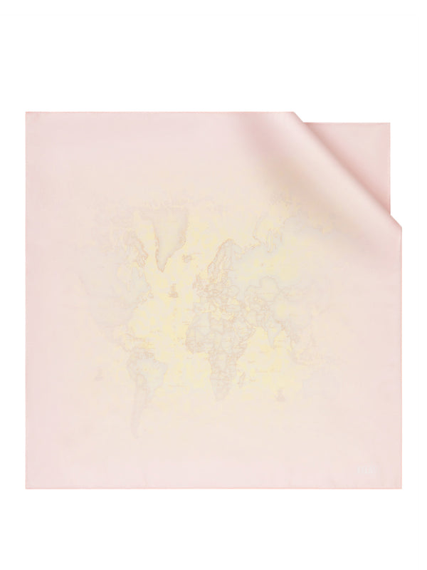 PRIMA CLASSE SETA Foulard Alviero Martini Geo Sfumato - Rosa Pallido