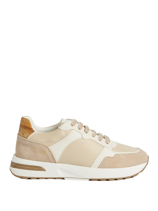 PRIMA CLASSE Sneaker Prima Classe Geo Road Bruges In Eco Nappa Beige