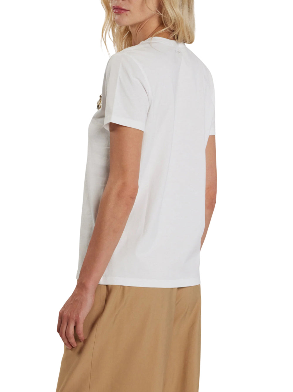 RELISH T-Shirt Relish Anik Con Applicazioni - Bianco
