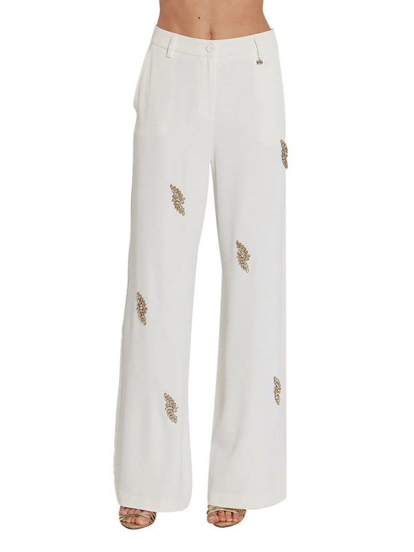 RELISH Pantalone Relish Avezam - Bianco