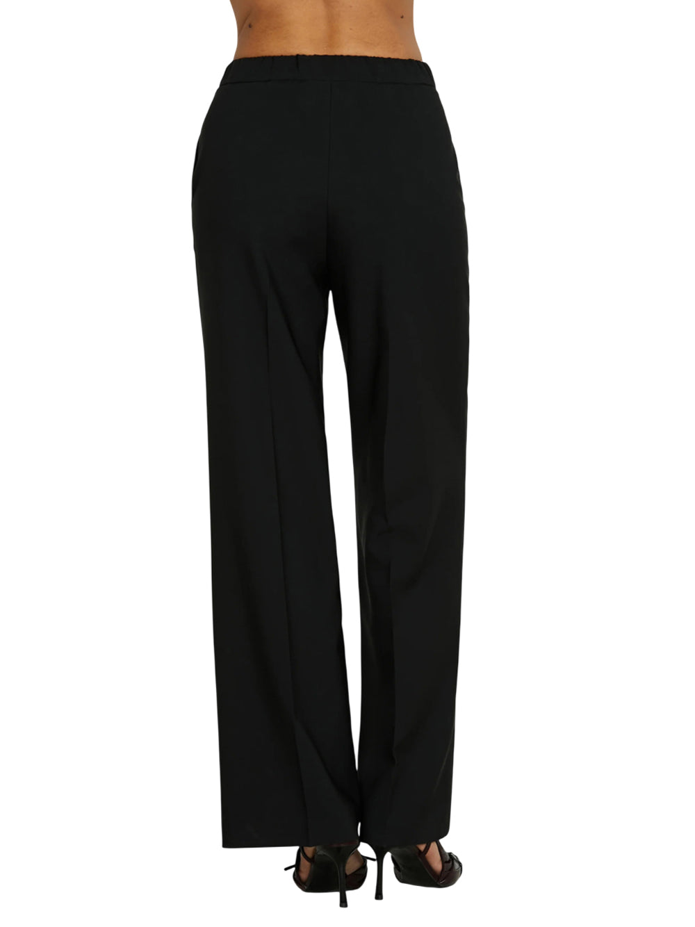RELISH Pantalone A Vita Alta Relish Castella - Nero