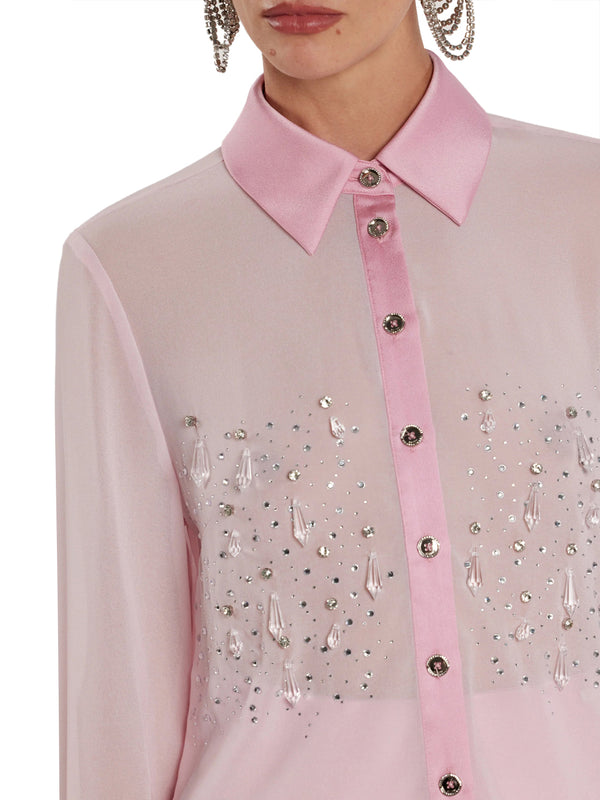 RELISH Camicia Relish Kiton Con Pendenti - Rosa