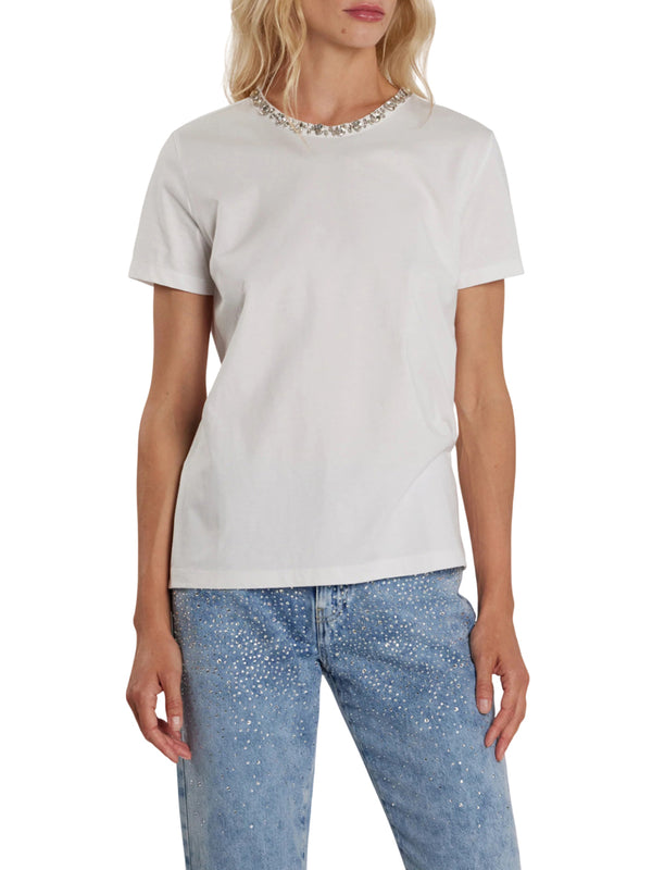 RELISH T-Shirt Relish Oscar Con Applicazioni - Bianco