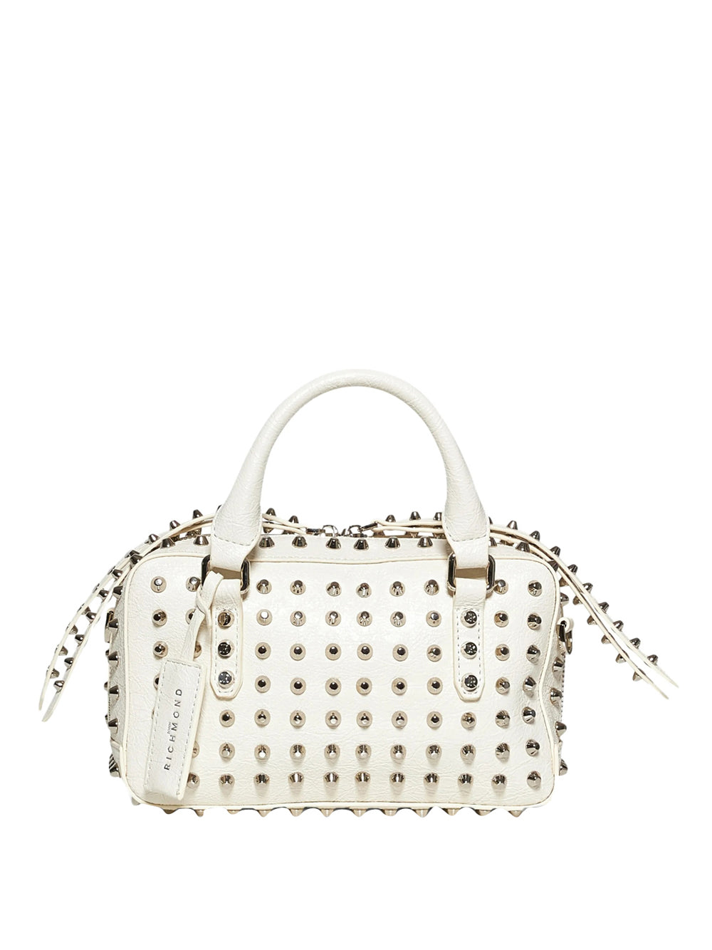 RICHMOND Borsa A Mano Richmond Con Borchie - Bianco