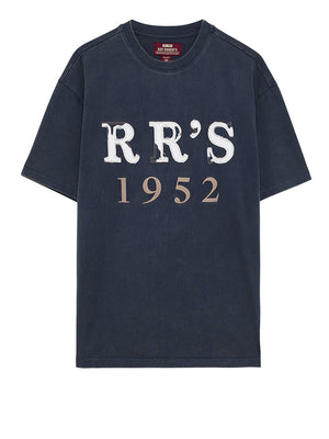 ROY ROGERS T-Shirt Roy Rogers In Jersey Con Patch Rr's Navy