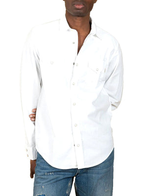 ROY ROGERS Camicia Roy Rogers Martin Oxford Bianco